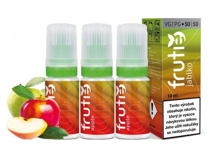 e liquid frutie 50 50 jablko apple 3x10ml