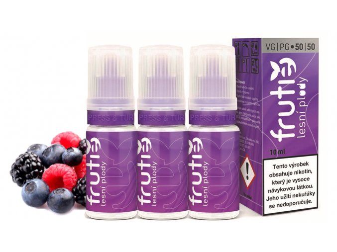 e liquid frutie 50 50 lesni plody wild berries 3x10ml