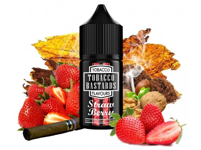 prichut flavormonks tobacco bastards strawberry jahoda 10ml