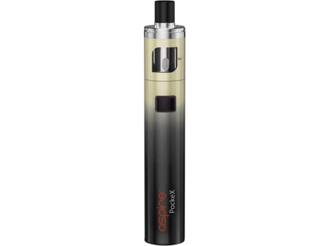 aspire pockex aio elektronicka cigareta 1500mah anniversary edition black gold