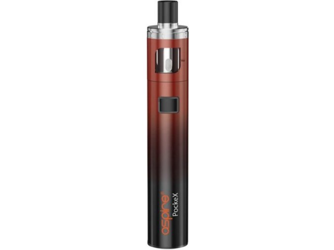 aspire pockex aio elektronicka cigareta 1500mah anniversary edition black red