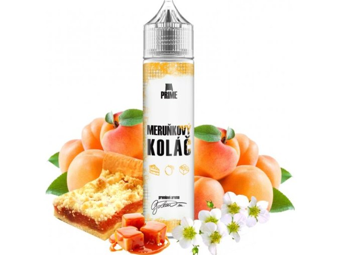 prichut prime shake and vape 15ml apricot pie merunkovy kolac