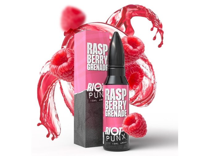 prichut riot squad punx shake and vape raspberry grenade 10ml