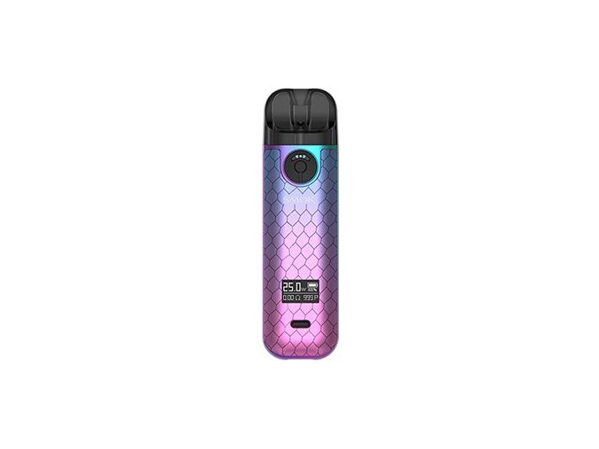 smoktech novo 4 elektronicka cigareta 800mah cyan pink cobra