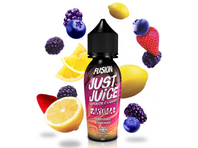 prichut just juice shake and vape fusion berry burst lemonade 20ml