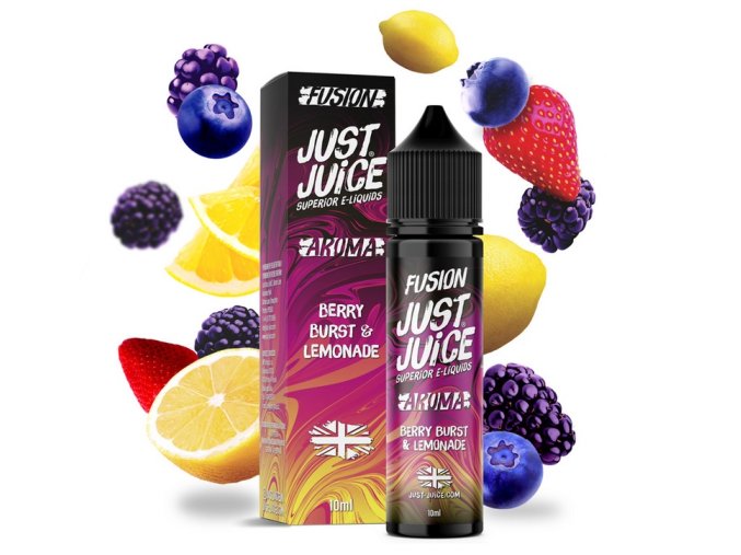 prichut just juice fusion berry burst lemonade 10ml shake and vape