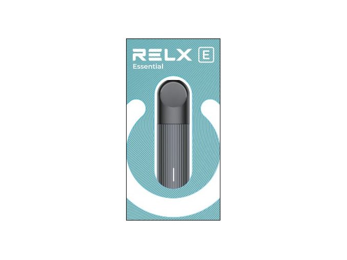 relx essential elektronicka cigareta 350mah black cerna