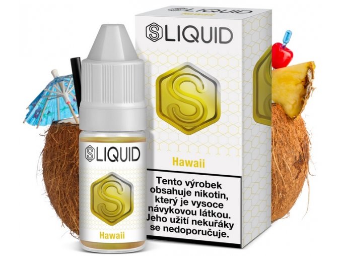 sliquid pina colada a ananas hawaii 10ml 10mg 20mg