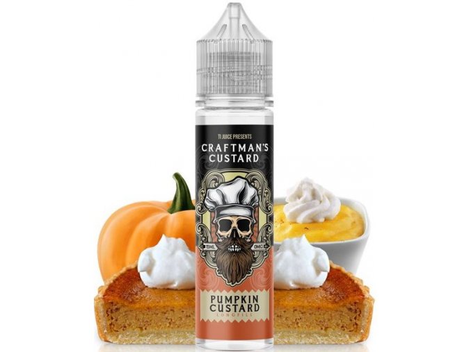 prichut craftmans custard shake and vape 15ml pumpkin custard