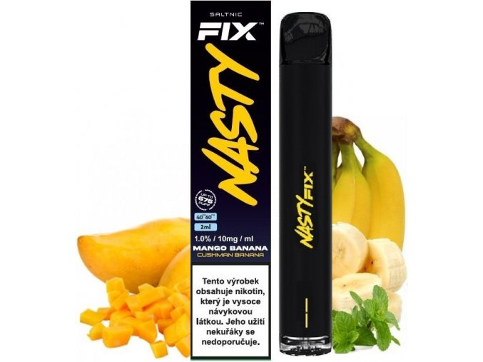 nasty juice air fix elektronicka cigareta cushman banana 10mg