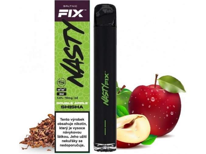 nasty juice air fix elektronicka cigareta double apple shisha 10mg