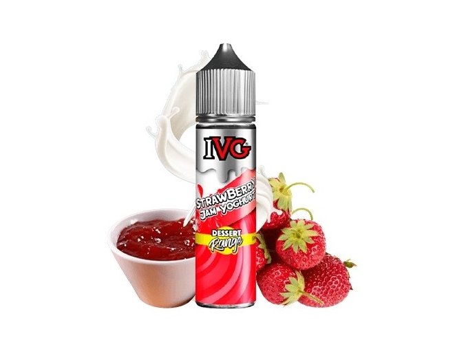 prichut ivg shake and vape strawberry jam yoghurt 18ml