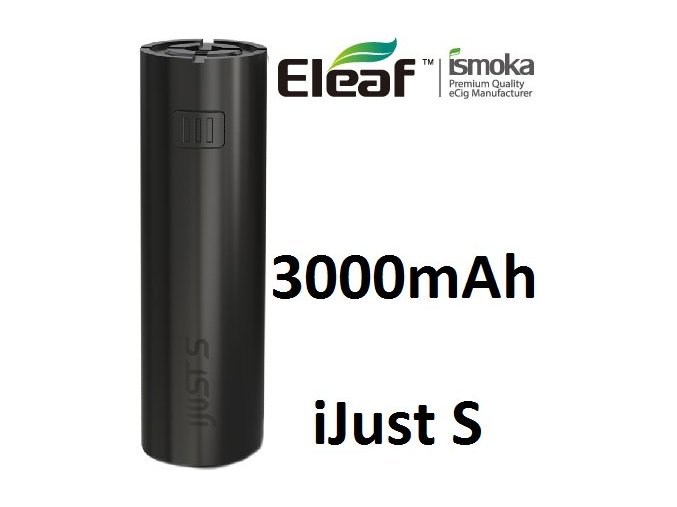 Baterie iSmoka-Eleaf iJust S 3000mAh černá