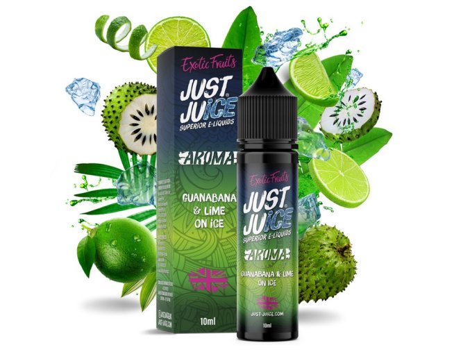 prichut just juice guanabana lime on ice 10ml shake and vape