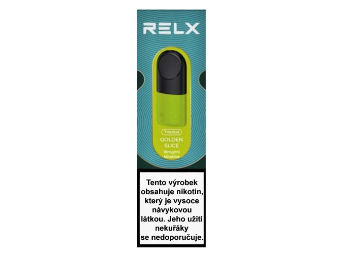 relx pod cartridge golden slice 18mg 2pack