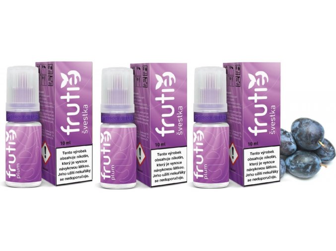 e liquid frutie 30ml 3x10ml pg30 vg70 svetska plum