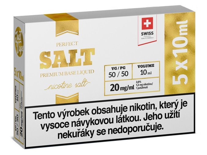 nikotinovy salt booster justvape pg50 vg50 5x10ml 20mg