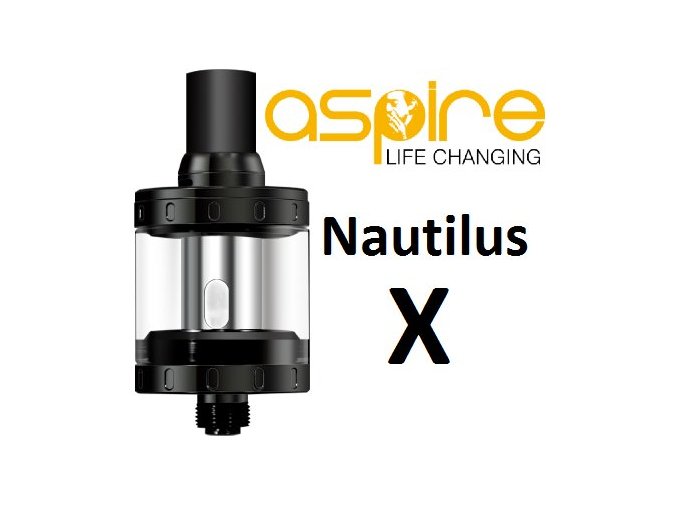 aSpire Nautilus X clearomizér 2ml černý