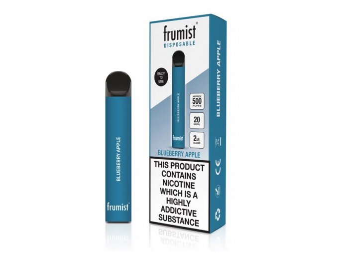 jednorazova e cigareta frumist disposable blueberry apple 20mg