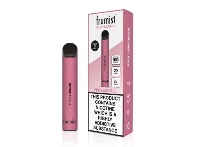 jednorazova e cigareta frumist disposable passion pink lemonade 20mg