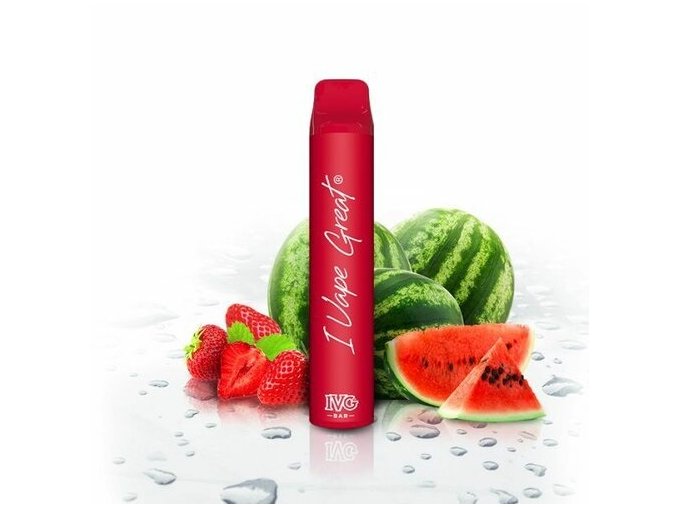 jednorazove e cigareta ivg bar plus 20mg strawberry watermelon