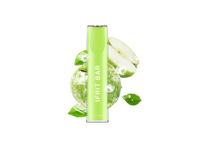 jednorazova e cigareta ifrit bar sour apple 20mg