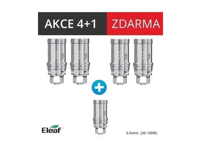 ismoka eleaf ec2 zhavici hlava 0,5ohm 4+1 zdarma