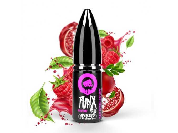 hybridni e liquid riot salt raspberry grenade 10mg 20mg 10ml