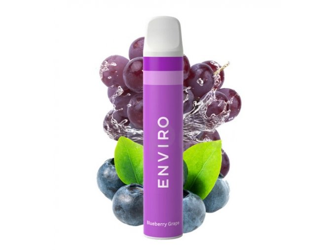 jednorazova e cigareta enviro blueberry grape salt 20mg