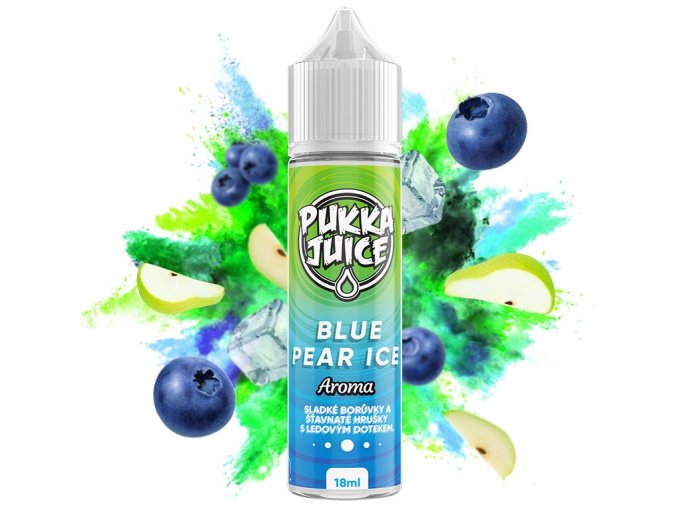 prichut pukka juice shake and vape 18ml blue pear ice
