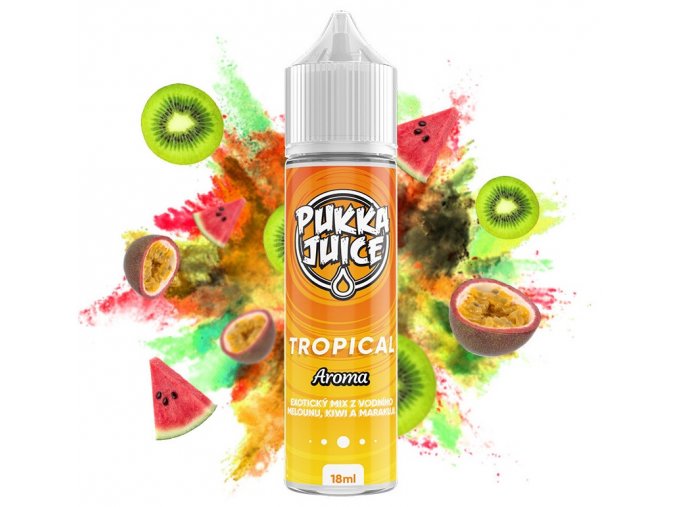prichut pukka juice shake and vape 18ml tropical