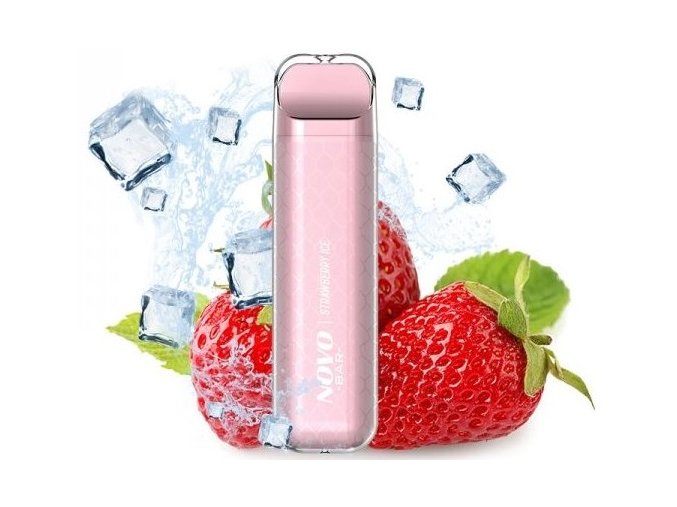 jednorazova elektronicka cigareta smok novo bar strawberry ice 20mg
