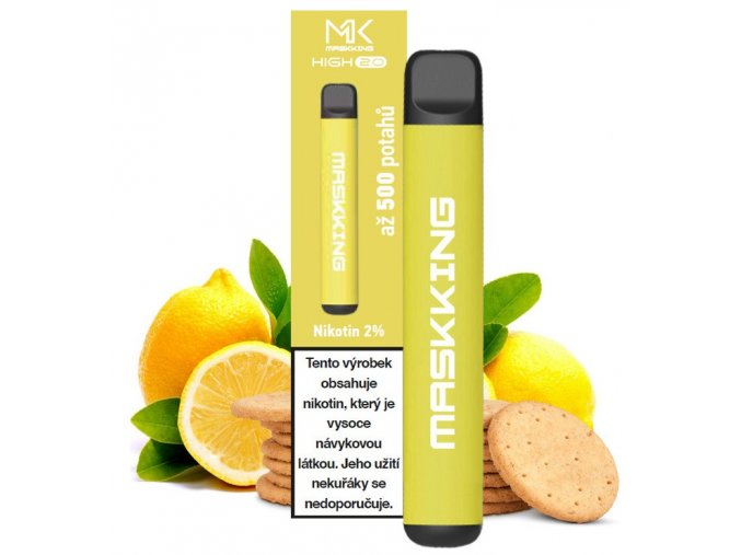 jednorazova e cigareta maskking high 20mg salt lemon biscuit