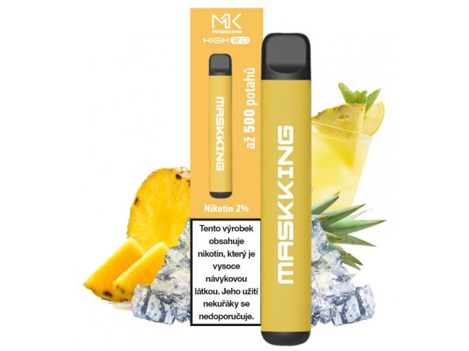 jednorazova e cigareta maskking high 20mg salt pineapple lemonade