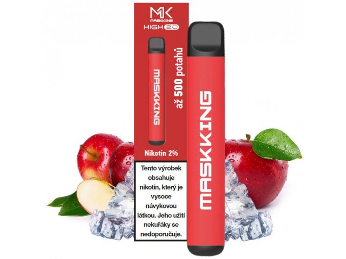 jednorazova e cigareta maskking high 20mg salt red apple