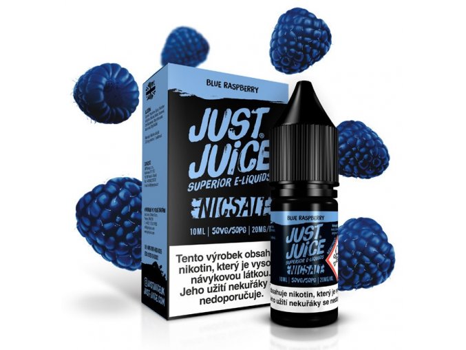 e liquidy just juice salt 10ml 20mg blue raspberry