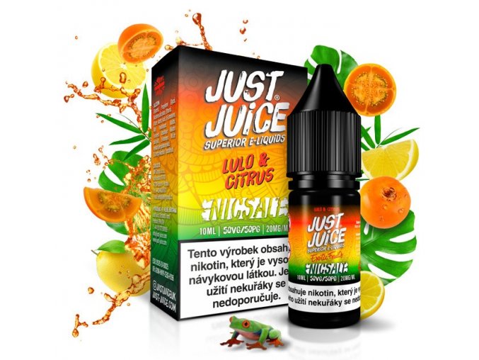 e liquidy just juice salt 10ml 20mg lulo citrus