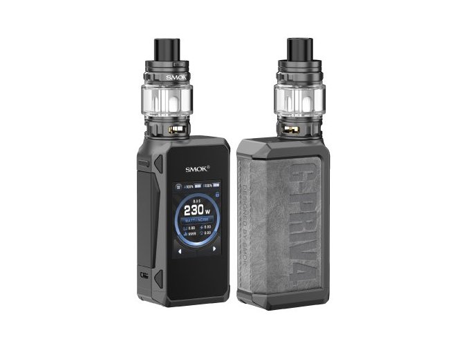 smoktech g priv 4 230w grip full kit grey sedy