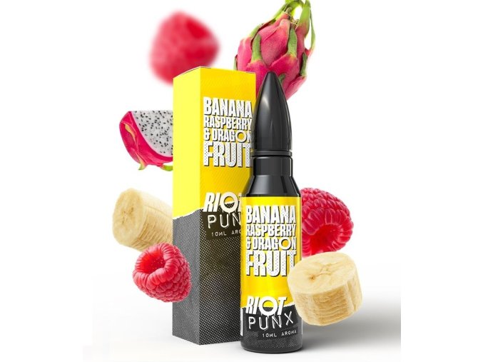 prichut riot squad punx shake and vape banana raspberry dragonfruit 10ml