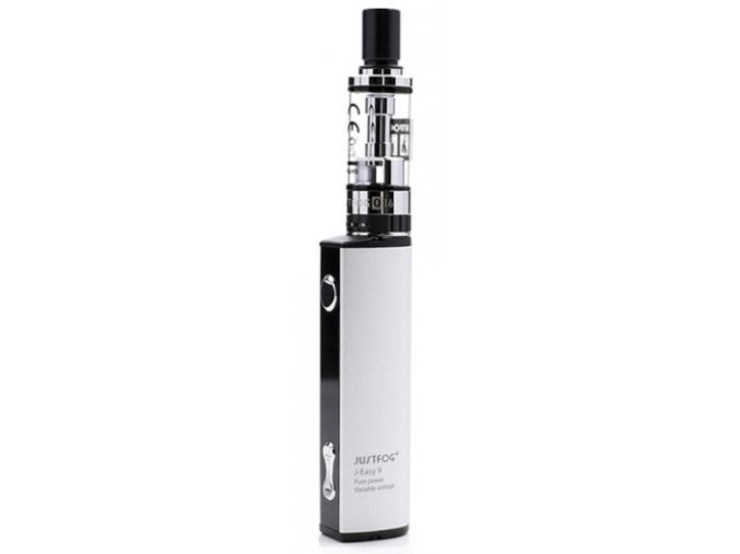 elektronicka cigareta justfog q16 grip full kit 900mah stribrna