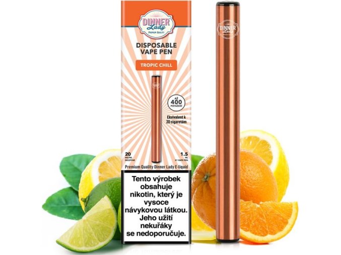 dinner lady vape pen elektronicka cigareta tropic chill 20mg