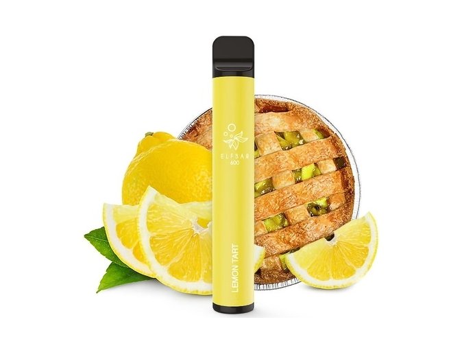 jednorazova e cigareta elf bar 600 lemon tart 20mg