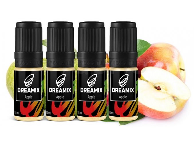 e liquid dreamix 4x10ml apple jablko