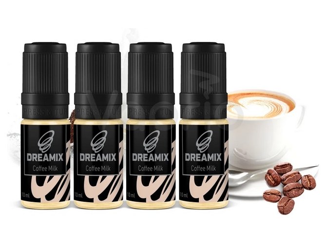 e liquid dreamix 4x10ml coffee milk