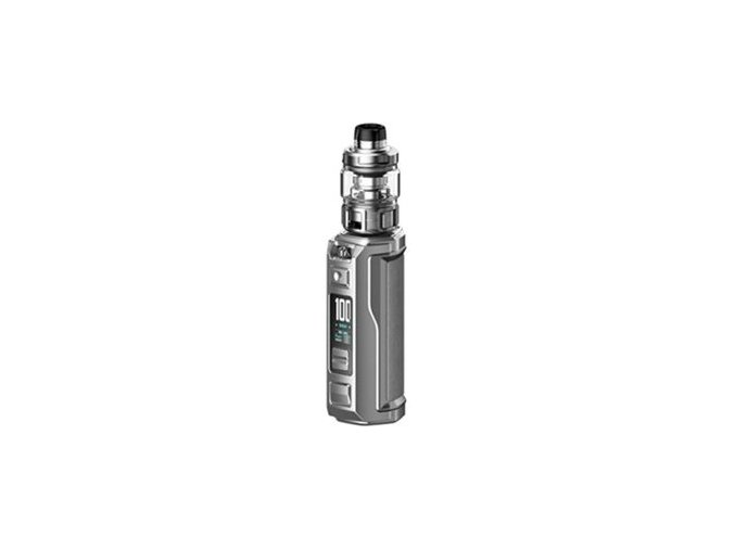 voopoo argus xt 100w grip 65ml full kit silver grey stribrno sedy