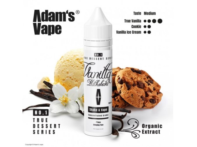 prichut adams vape vanilla milkshake 12ml true desert