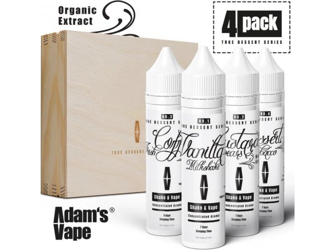 prichut adams vape shake and vape darkova krabice true dessert series 4ks