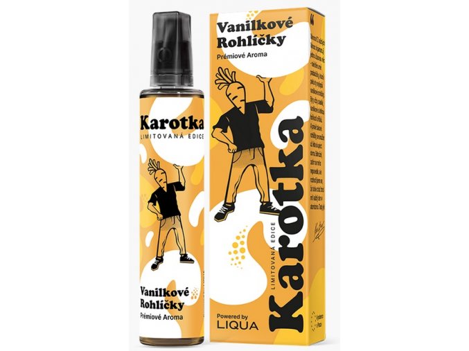 prichut liqua vanilkove rohlicky by karotka 12ml limitovana edice