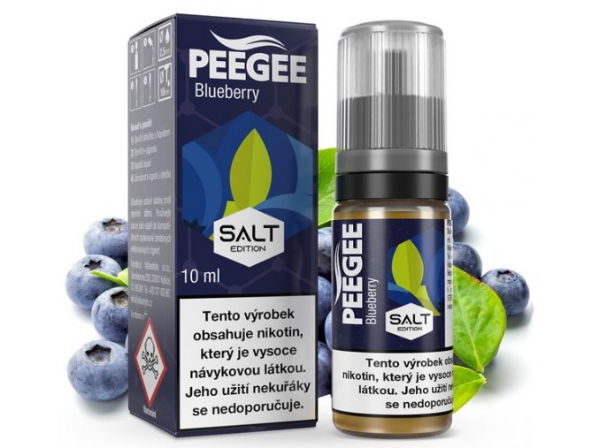 e liquid peegee salt boruvka blueberry 10mg 20mg