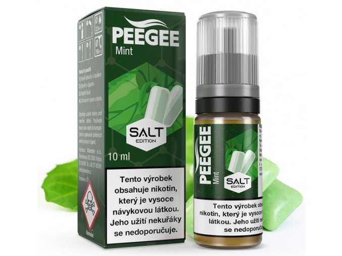 e liquid peegee salt mint mata 10mg 20mg